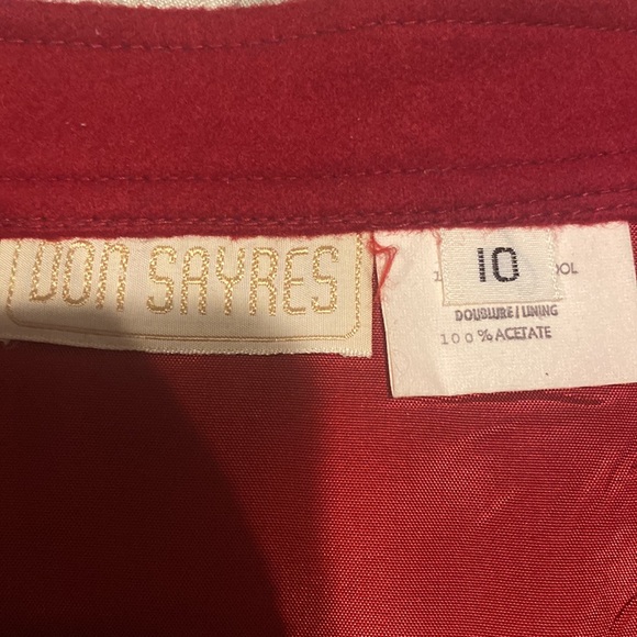 Don Sayres Skirt 100% Wool. Size 10 - Picture 3 of 6